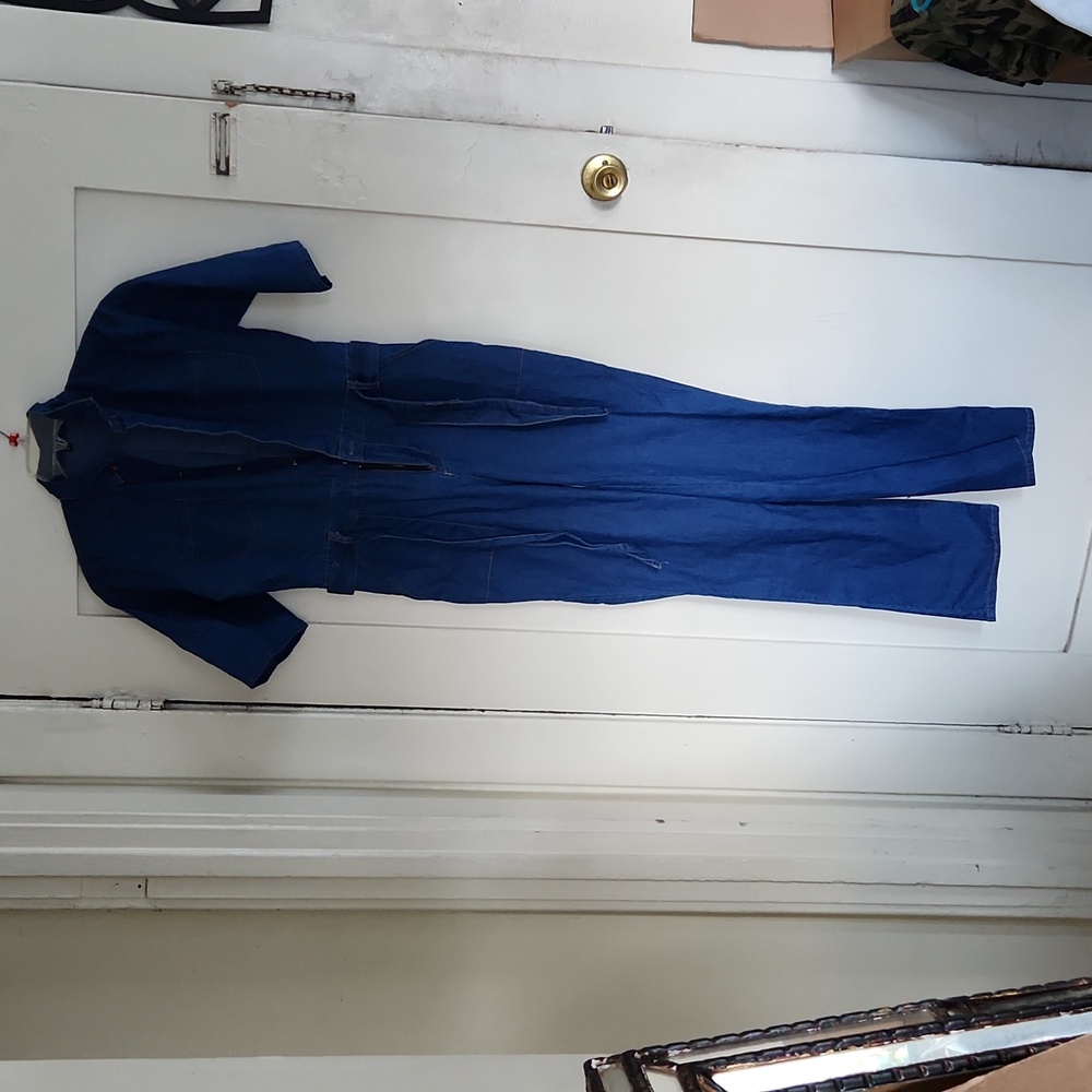 Demin jeans jumpsuit